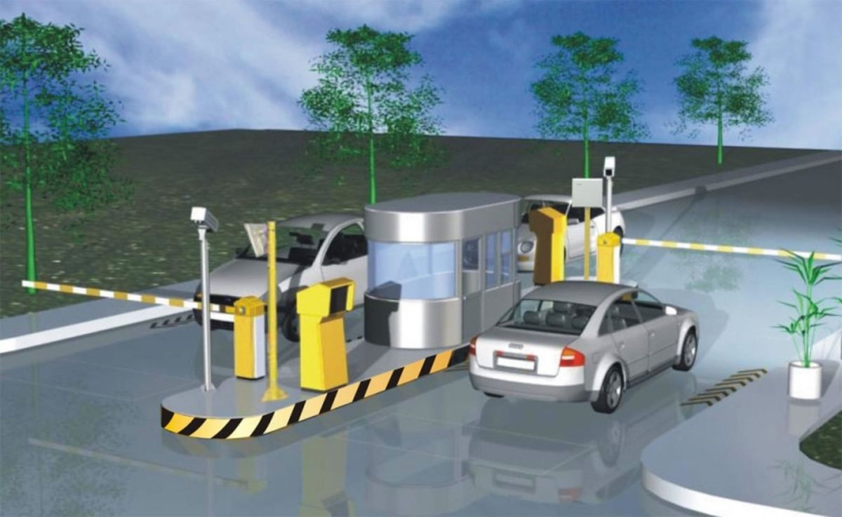 Cổng ra vào tự động tiện lợi